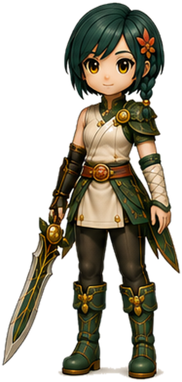 Selka – Concept-Art des ersten Charakters aus BLOOM